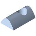 0.0.026.18 T-Slot Nut 8 St M8, bright zinc-plated