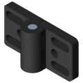 0.0.196.36 Hinge 8 40 Zn, black