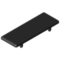 0.0.425.07 Angle Bracket Cap 5 40x40 black