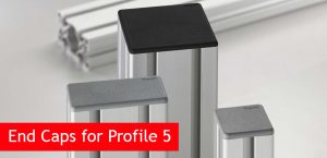 End Caps for Profile 5 Aluminium