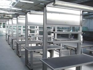 Ergonomic Metal Tables