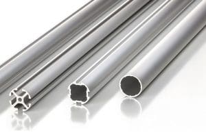Round tube aluminium profiles