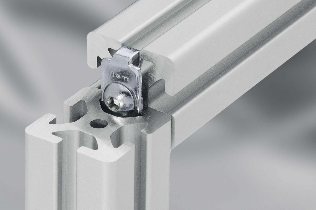 90 degree connectors for aluminium profile